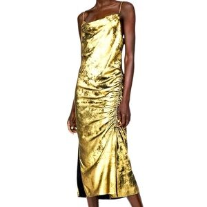 GOLD Column Dress